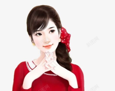 沉鱼落雁闭月羞花美女png免抠素材_新图网 https://ixintu.com 沉鱼落雁 美女 闭月羞花