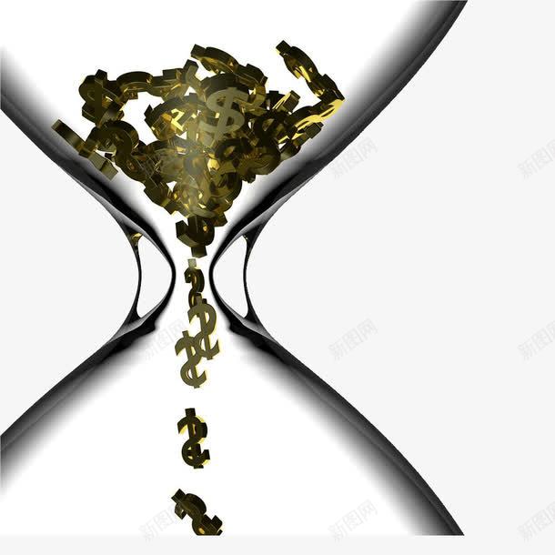 漏斗png免抠素材_新图网 https://ixintu.com 玻璃效果 金钱