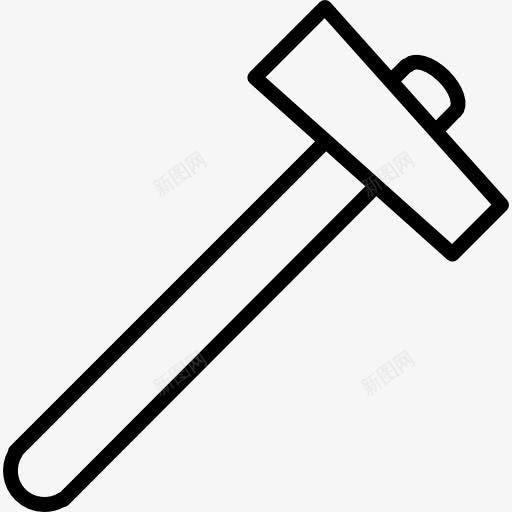 锤修复工具图标png_新图网 https://ixintu.com 修复 修复工具 工具 工具和器具 锤的轮廓 锤锤