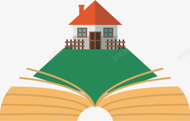 书本建筑卡通翻开的书矢量图ai免抠素材_新图网 https://ixintu.com 书本 卡通翻开的书 学习 建筑 看书 重点 阅读 矢量图