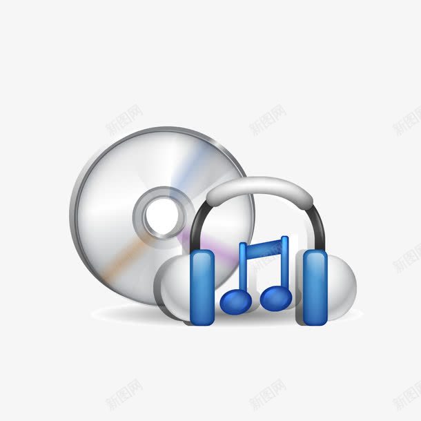 白色现代网页装饰png免抠素材_新图网 https://ixintu.com 唱片 歌曲 海报装饰 现代 网页 耳机 装饰 音乐
