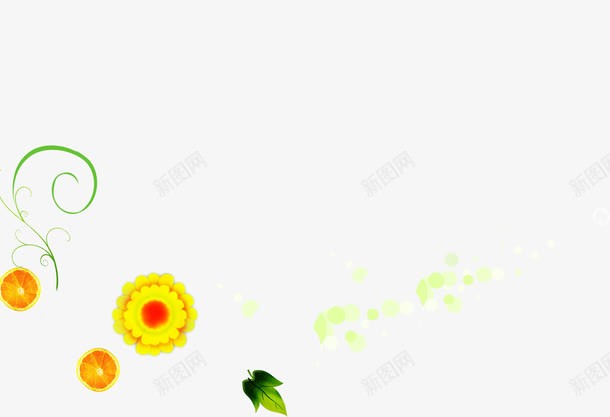 夏季黄色清新小花朵png免抠素材_新图网 https://ixintu.com 夏季 清新 花朵 黄色