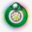 绿色翡翠罗盘游戏图标png_新图网 https://ixintu.com 图片 游戏 绿色 罗盘 翡翠