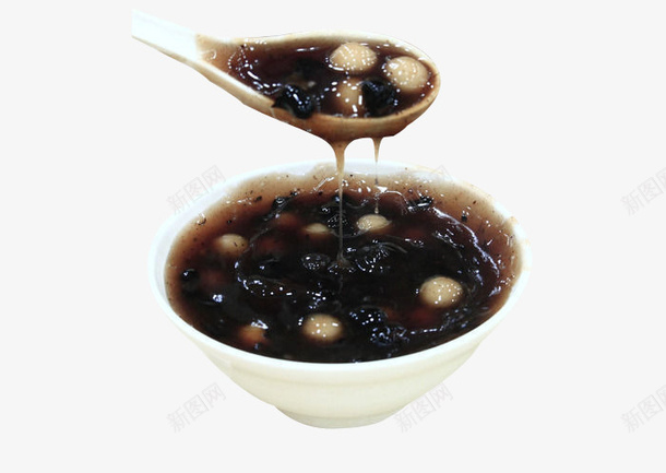 莲子汤圆赤豆粥png免抠素材_新图网 https://ixintu.com 粥品 美味 美食 莲子汤圆赤豆粥 餐饮