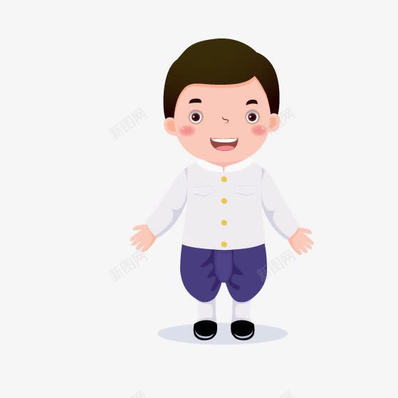 少数民族男生png免抠素材_新图网 https://ixintu.com 卡通男生 少数民族人物 少数民族男生