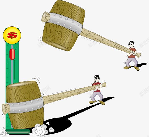 卡通夸张大锤子矢量图ai免抠素材_新图网 https://ixintu.com 卡通 卡通矢量 夸张 矢量卡通 锤子 矢量图