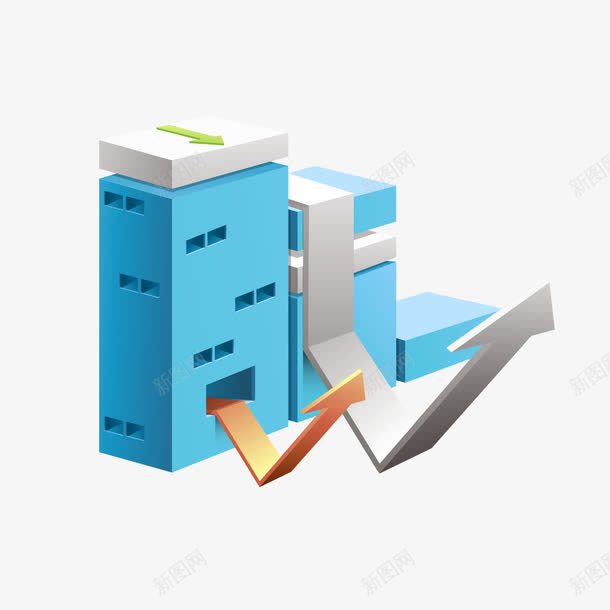建筑提升趋势png免抠素材_新图网 https://ixintu.com 建筑 建筑提升趋势 提升 趋势