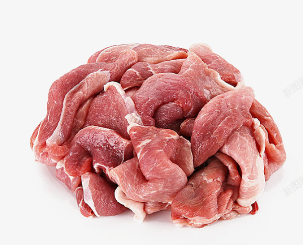 揉成一团的鲜猪肉png免抠素材_新图网 https://ixintu.com 一团 吃肉 圆形 猪皮 猪肉 荤素搭配 鲜猪肉