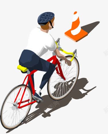 骑车的人png免抠素材_新图网 https://ixintu.com 单车 卡通 山地车 手绘 旅行 水彩 障碍物 骑车