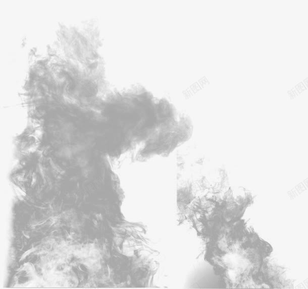 烟雾png免抠素材_新图网 https://ixintu.com 平面烟白气