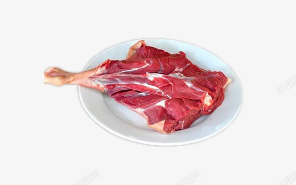 内蒙古羊肉png免抠素材_新图网 https://ixintu.com 产品实物 生鲜 羊肉 羊腿肉块 鲜肉