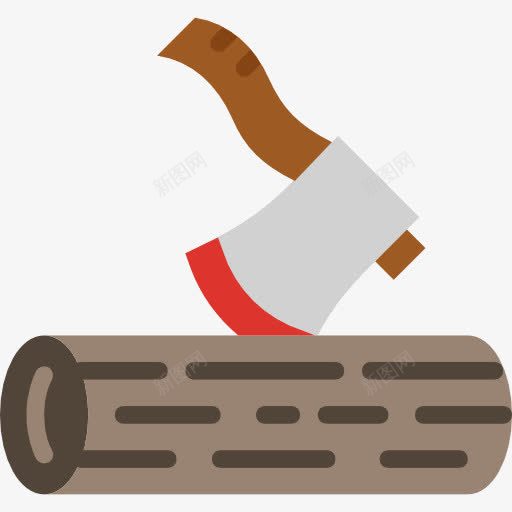 Woodcutter图标png_新图网 https://ixintu.com 斧子 施工工具 樵夫 砍