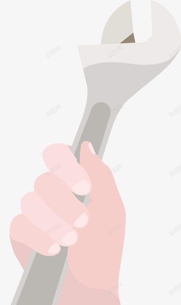 手绘钳子png免抠素材_新图网 https://ixintu.com 实用 工具 手臂 扳手 灰色 钳子