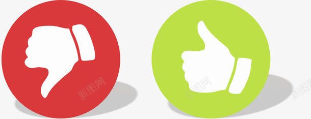 客户满意图标png_新图网 https://ixintu.com 图标 客户满意 红色 绿色 设计元素