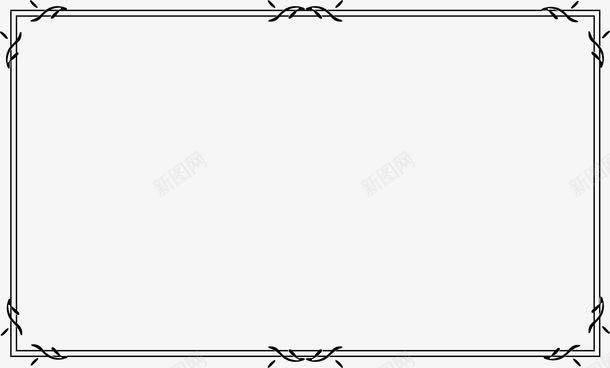 传统花边边框png免抠素材_新图网 https://ixintu.com 外框 花框 花边 边框
