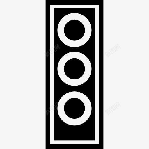 交通灯的轮廓变图标png_新图网 https://ixintu.com 停止 停车灯 标志 灯 路 道路标志