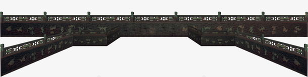 古代走道psd免抠素材_新图网 https://ixintu.com 中国 古 宫廷 走道