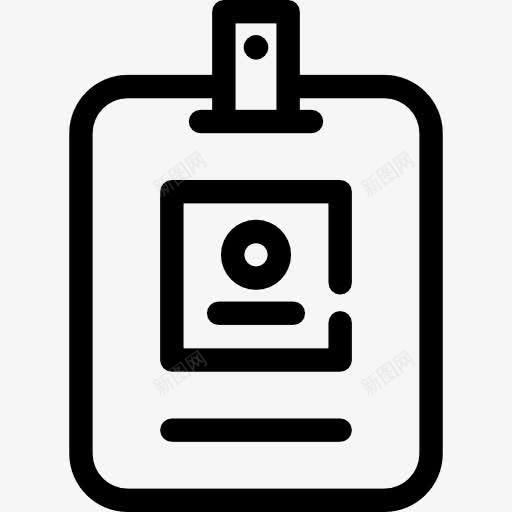 身份证与夹图标png_新图网 https://ixintu.com 人 可达性 访问 识别 身份证 附件