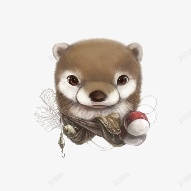 手绘动物水彩头像png免抠素材_新图网 https://ixintu.com 动物头像 可爱 手绘 逼真