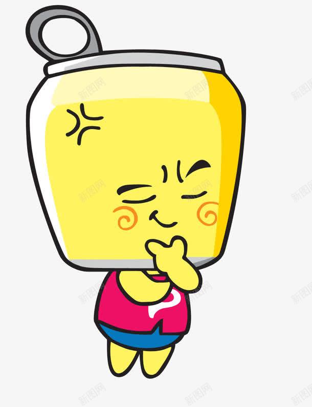 易拉罐人物png免抠素材_新图网 https://ixintu.com 卡通 易拉罐 设计 透明