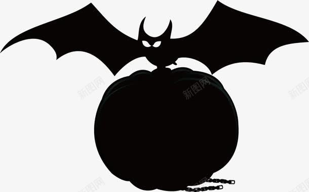 万圣节HALLOWEEN元素png免抠素材_新图网 https://ixintu.com 万圣节HALLOWEEN蝙蝠黑色