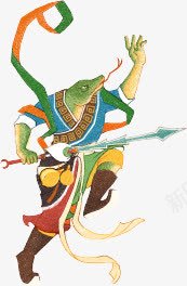 十二支神png免抠素材_新图网 https://ixintu.com 十二生肖 年画 手绘卡通