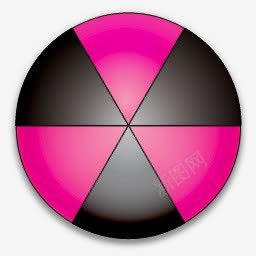 黑红圆盘图标png_新图网 https://ixintu.com 图标 圆盘 设计 黑红