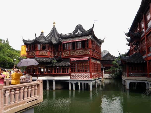 上海古镇建筑五png免抠素材_新图网 https://ixintu.com 名胜古迹 城市现代上海 旅游风景 著名建筑
