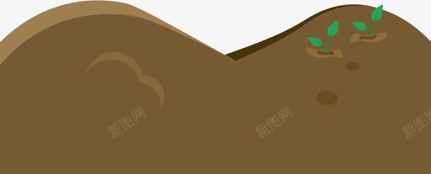 山坡png免抠素材_新图网 https://ixintu.com 卡通山坡 土地 山坡