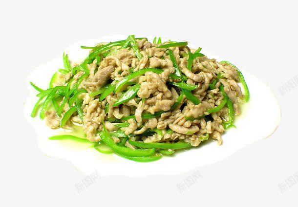 美味青椒肉丝png免抠素材_新图网 https://ixintu.com 家常菜 热菜 美味 青椒肉丝 青椒肉丝盖浇饭