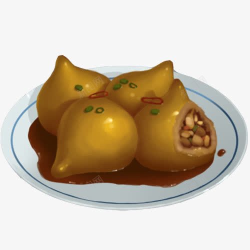 烧麦手绘画片png免抠素材_新图网 https://ixintu.com 卡通烧卖 手绘烧卖 手绘美食 早点 灌汤烧麦 烧麦 黄色