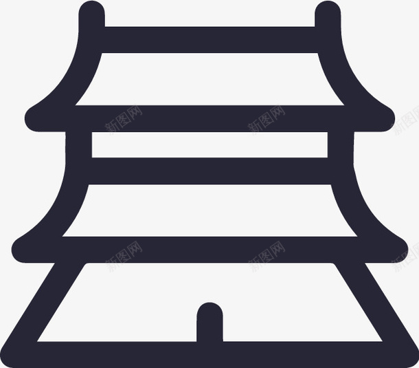 国内景点图标png_新图网 https://ixintu.com 国内景点