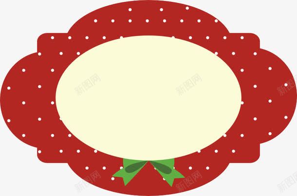 红白标签png免抠素材_新图网 https://ixintu.com 幼儿园素材 标签 红边 门牌