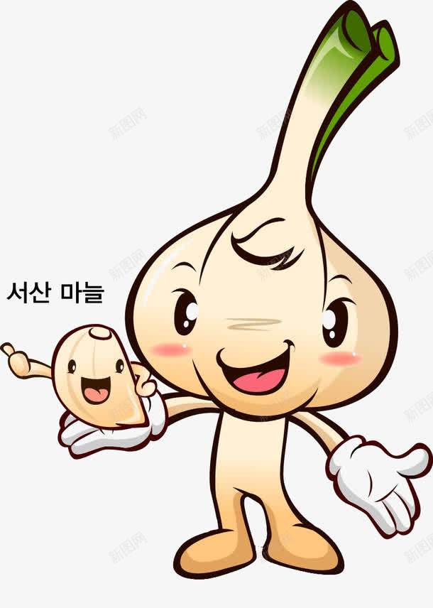 可爱的大蒜png免抠素材_新图网 https://ixintu.com 卡通 可爱 可爱的大蒜 装饰