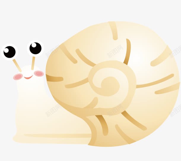 可爱的卡通爬行蜗牛png免抠素材_新图网 https://ixintu.com 动物 卡通 卡通蜗牛 小动物 爬行的蜗牛 蜗牛