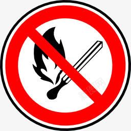 象形图禁止火symbolsicons图标png_新图网 https://ixintu.com fire pictograms prohibition 火 禁止 象形图