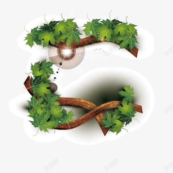 树绿色的树春天环保发光背景png免抠素材_新图网 https://ixintu.com 发光背景 春天 树 环保 绿色的树