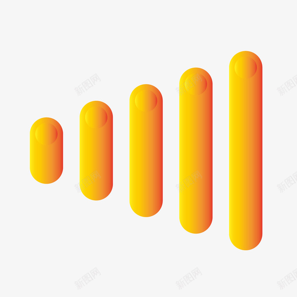 黄色音乐声波线矢量图eps免抠素材_新图网 https://ixintu.com 声波线 矢量素材 音乐 黄色 矢量图