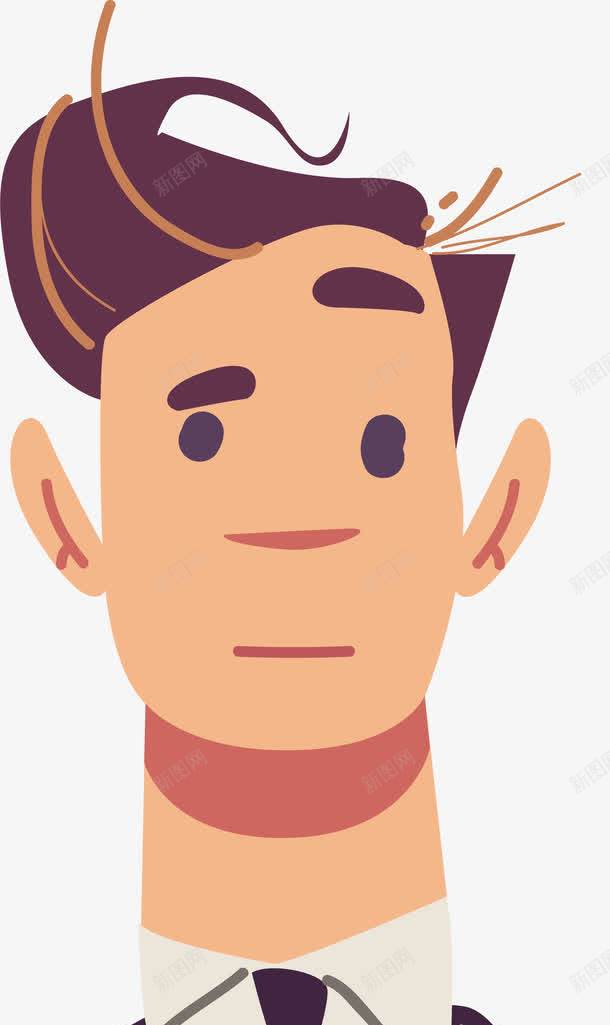 商务呆萌男孩头像png免抠素材_新图网 https://ixintu.com 卡通 呆萌 呆萌男孩 商务 头像 男孩头像