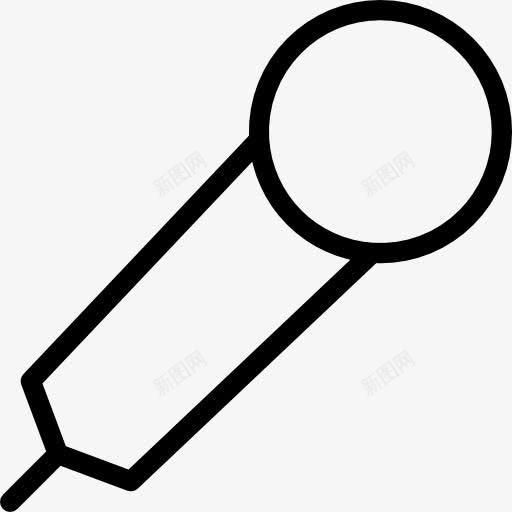 麦克风大纲符号一圈图标png_新图网 https://ixintu.com MIC SEO全 圈 声音 工具 接口 符号 轮廓 麦克风