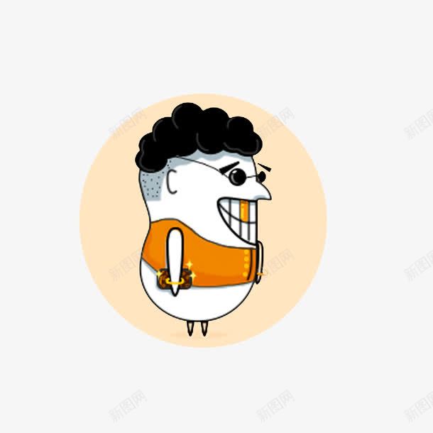 Q版土豪卡通png免抠素材_新图网 https://ixintu.com Q版不好 土豪卡通 穿金衣的土豪 镶金牙的土豪