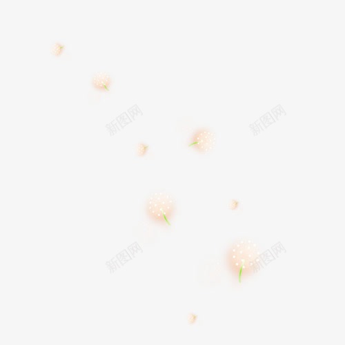 蒲公英png免抠素材_新图网 https://ixintu.com 卡通 种子 蒲公英