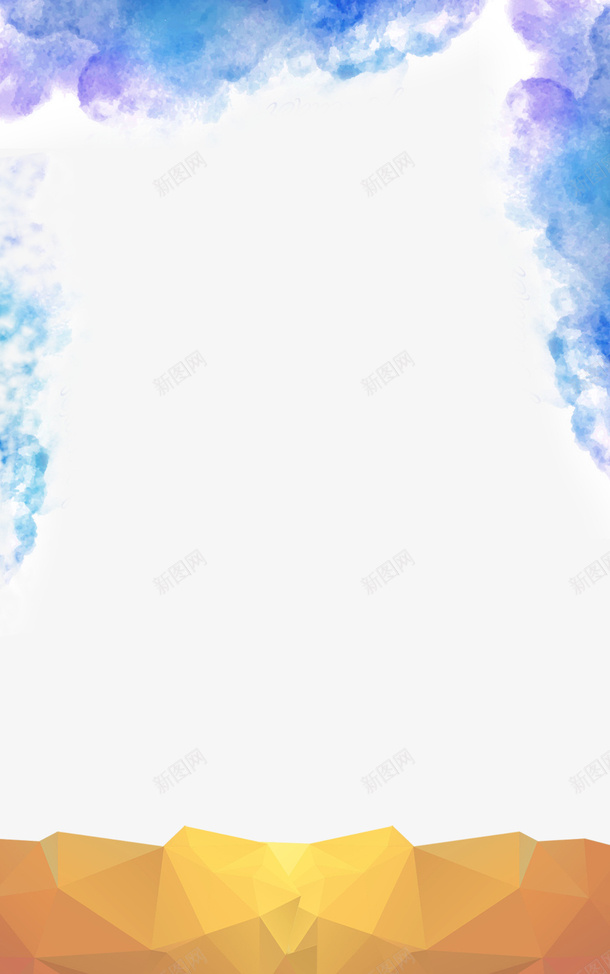 云里雾里png免抠素材_新图网 https://ixintu.com 简约 背景 节日 蓝色