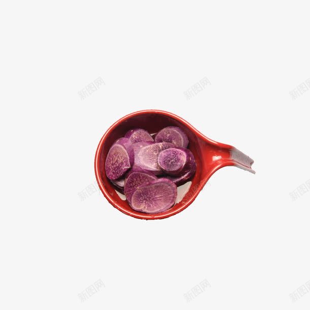 紫薯片png免抠素材_新图网 https://ixintu.com 紫薯 营养 食物