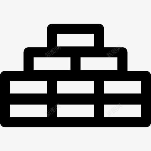 砖图标png_新图网 https://ixintu.com 墙 家居维修 工具和器具 建筑 改进 砖