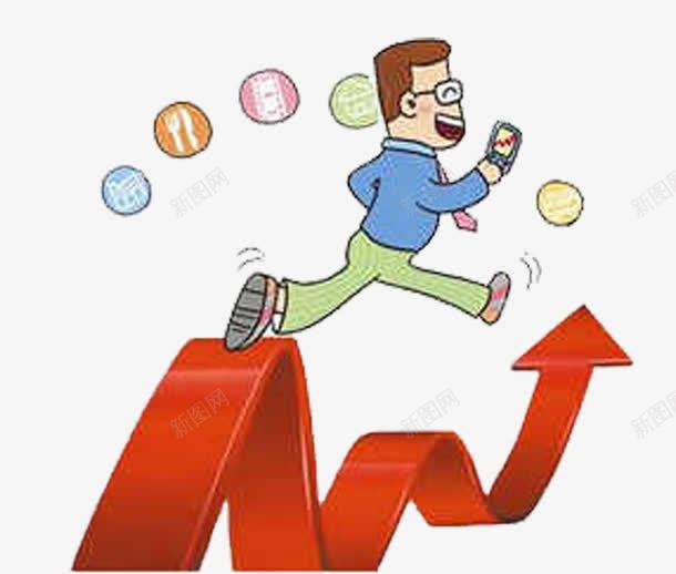 红色上升箭头员工升职加薪png免抠素材_新图网 https://ixintu.com 上升箭头 加薪 升职 箭头 红色箭头