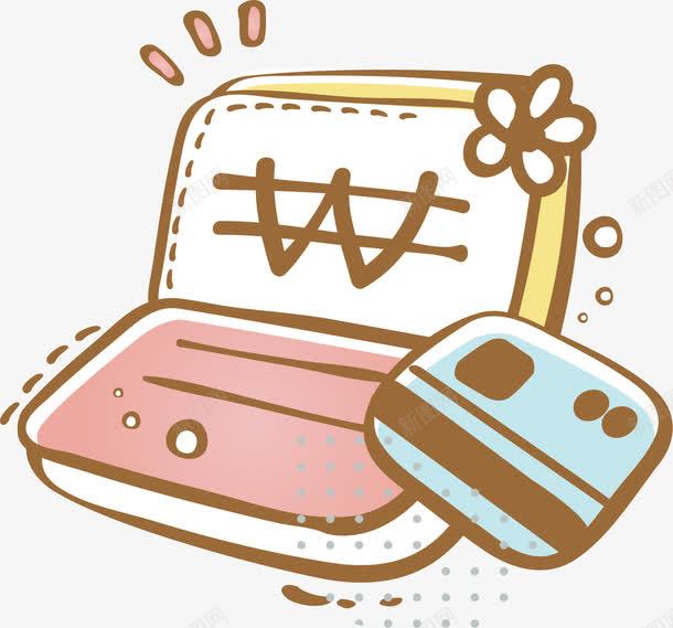 卡通手绘化妆盒png免抠素材_新图网 https://ixintu.com 卡通手绘化妆盒