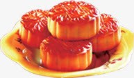 盘子食物月饼美食png免抠素材_新图网 https://ixintu.com 月饼 盘子 美食 食物