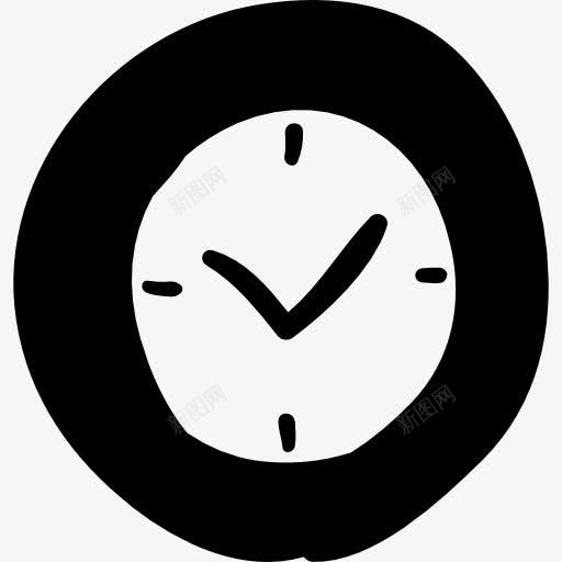 墙上的时钟图标png_新图网 https://ixintu.com 定时器 时钟 时间 网络