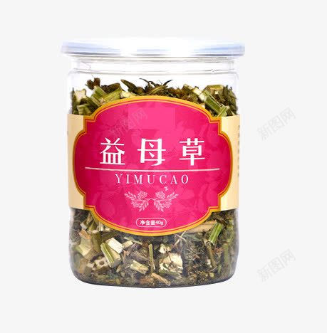 瓶装益母草png免抠素材_新图网 https://ixintu.com 中药 产品 海报设计 益母草